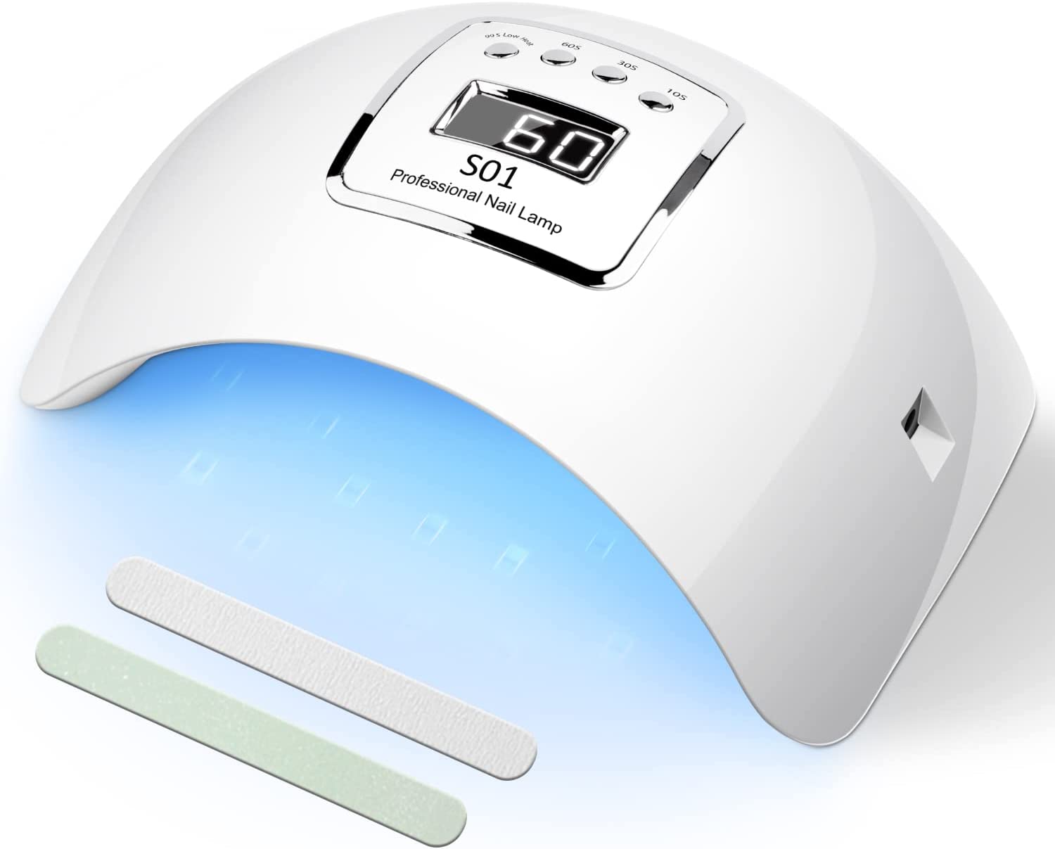 CICK UV LED Nail Lamp 72W UV Light for Nails with 4 Timers, Faster Nail dryers with Auto Senor, Nail Light for Professional Manicure Salon - Image 1